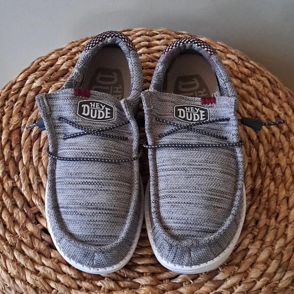Hey Dude Unisex‎ Wally Sox Stitch Casual/Athleisure Lightweight Loafers W8/Y6